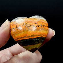 Load image into Gallery viewer, Bumblebee Jasper Crystal Heart

