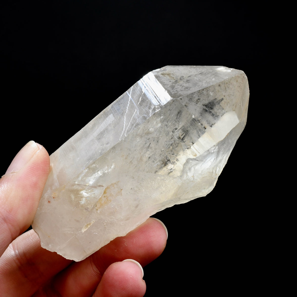 Record Keeper Lemurian Seed Quartz Crystal Starbrary, Brazil