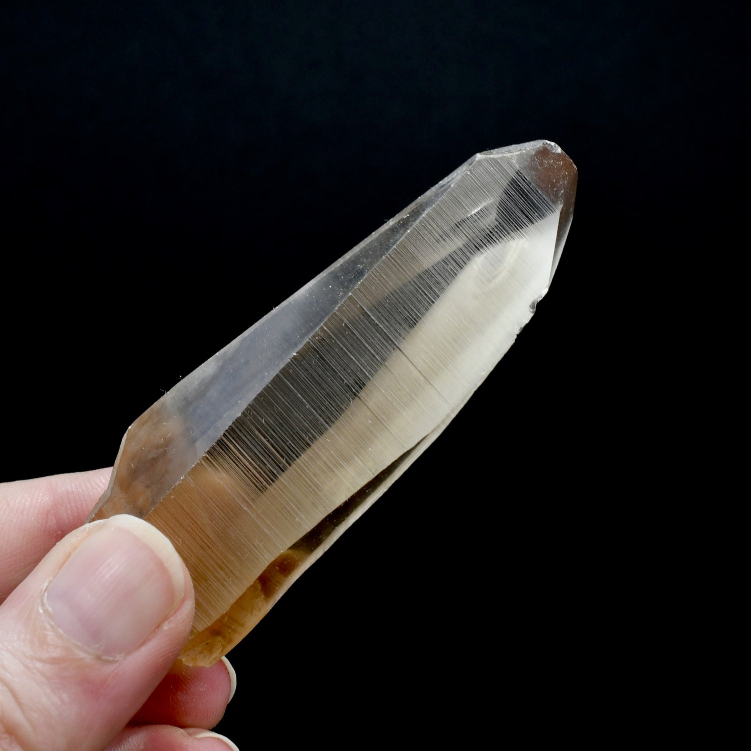 Pink Shadow Lemurian Seed Quartz Crystal Laser Starbrary, Smoky Scarlet Temple Lemurian Crystals, Brazil