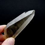 Pink Shadow Lemurian Seed Quartz Crystal Laser Starbrary, Smoky Scarlet Temple Lemurian Crystals, Brazil