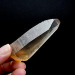 Pink Shadow Lemurian Seed Quartz Crystal Laser Starbrary, Smoky Scarlet Temple Lemurian Crystals, Brazil