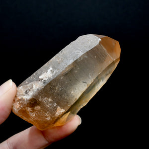 Isis Face Pink Shadow Lemurian Seed Quartz Crystal, Smoky Scarlet Temple Lemurian Crystals, Brazil