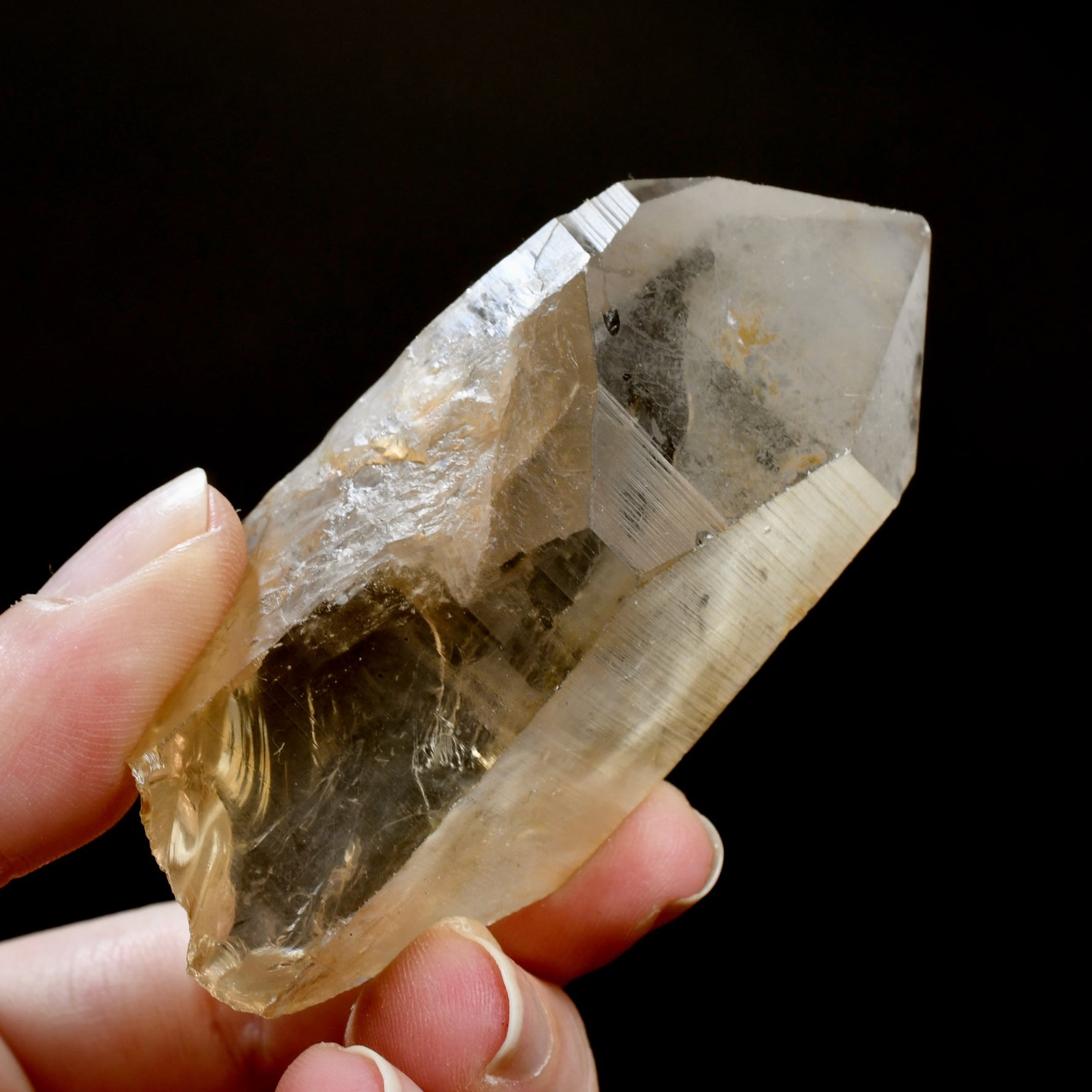 Pink Shadow Lemurian Seed Quartz Crystal Starbrary, Smoky Scarlet Temple Lemurian Crystals, Brazil