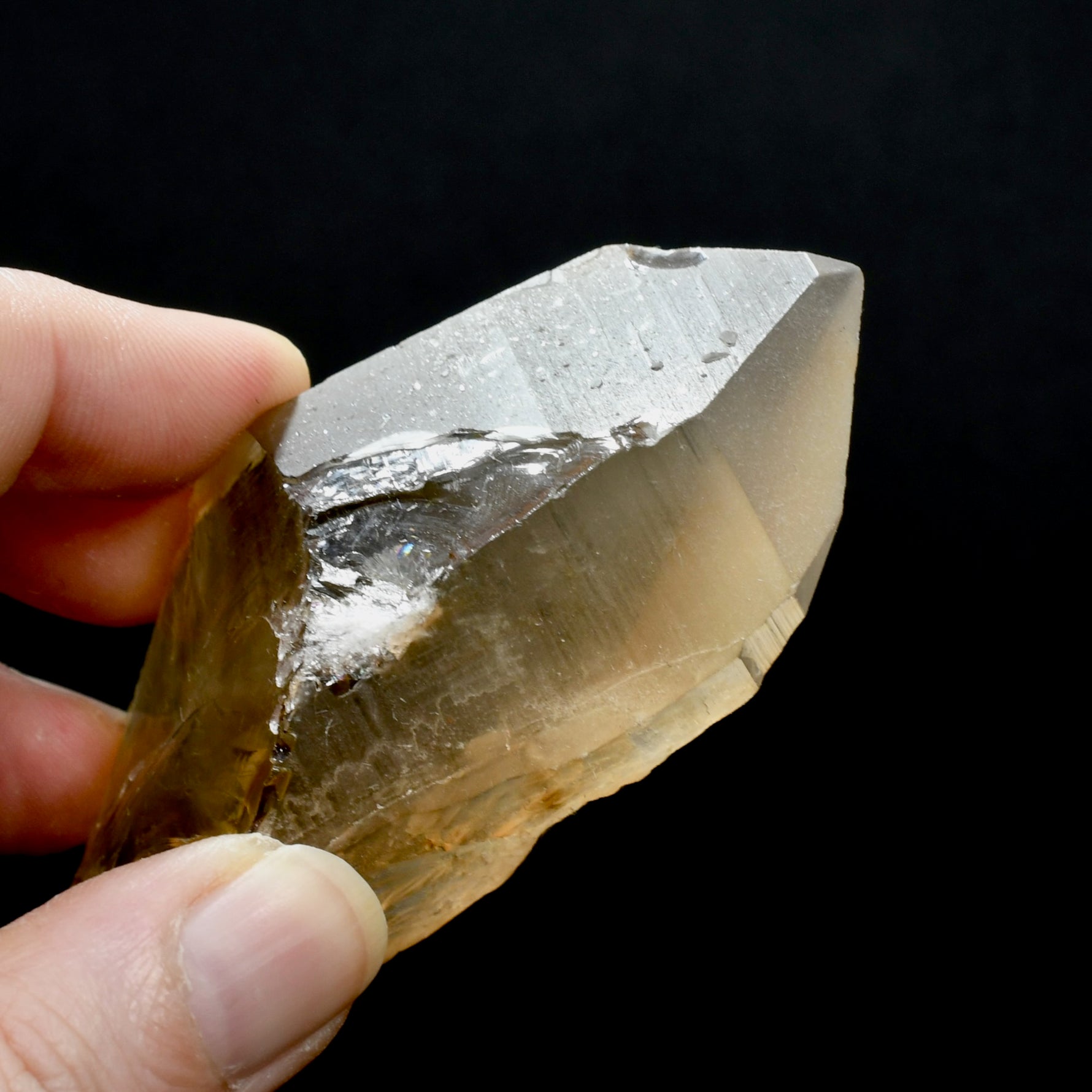 Pink Shadow Lemurian Seed Quartz Crystal Starbrary, Smoky Scarlet Temple Lemurian Crystals, Brazil