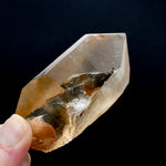 Pink Shadow Lemurian Seed Quartz Crystal Starbrary, Smoky Scarlet Temple Lemurian Crystals, Brazil