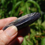 Gem Lepidolite Crystal Palm Stone