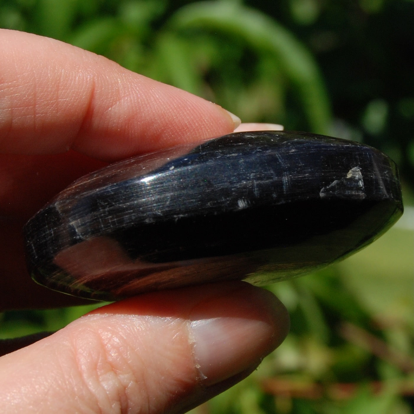 Gem Lepidolite Crystal Palm Stone