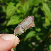Load image into Gallery viewer, Record Keeper Pink Lithium Lemurian Seed Crystal Starbrary Pendant
