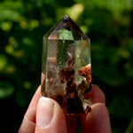 Red Gemmy Lodolite Crystal Tower, 57g Shamanic Dreamstone, Scenic Garden Quartz
