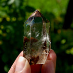 Red Gemmy Lodolite Crystal Tower, 57g Shamanic Dreamstone, Scenic Garden Quartz
