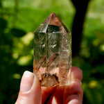Red Gemmy Lodolite Crystal Tower, 62g Shamanic Dreamstone, Scenic Garden Quartz