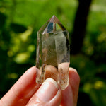 Gemmy Lodolite Crystal Tower, 47g Phantom Pyramid Shamanic Dreamstone, Scenic Garden Quartz