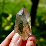 Gemmy Lodolite Crystal Tower, 47g Phantom Pyramid Shamanic Dreamstone, Scenic Garden Quartz
