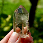 Gemmy Lodolite Crystal Tower, 47g Phantom Pyramid Shamanic Dreamstone, Scenic Garden Quartz
