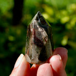 Gemmy Lodolite Crystal Tower, 43g Phantom Pyramid Shamanic Dreamstone, Scenic Garden Quartz