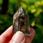 Gemmy Lodolite Crystal Tower, 43g Phantom Pyramid Shamanic Dreamstone, Scenic Garden Quartz
