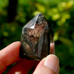 Gemmy Lodolite Crystal Tower, 43g Phantom Pyramid Shamanic Dreamstone, Scenic Garden Quartz