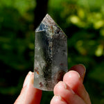Gemmy Lodolite Crystal Tower, 67g Shamanic Dreamstone, Scenic Garden Quartz