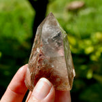 Red Lodolite Crystal Tower, 124g Shamanic Dreamstone, Scenic Garden Quartz