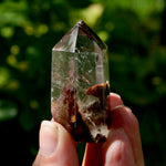Red Gemmy Lodolite Crystal Tower, 57g Shamanic Dreamstone, Scenic Garden Quartz, Brazil