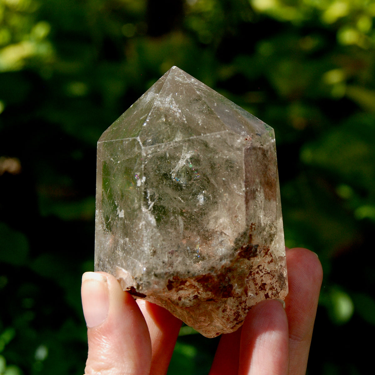 Lodolite Crystal Tower, 255g Shamanic Dreamstone, Scenic Garden Quartz