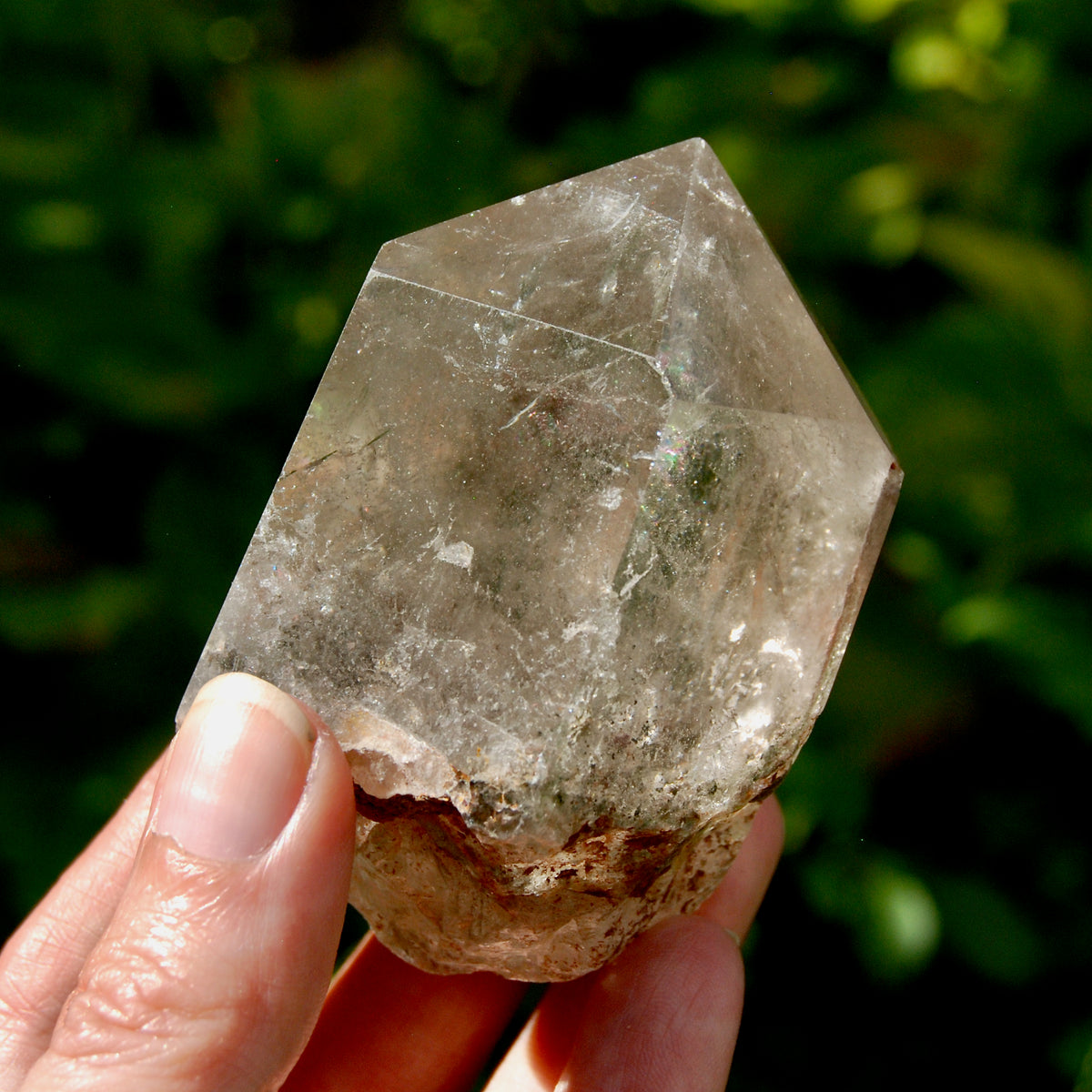 Lodolite Crystal Tower, 255g Shamanic Dreamstone, Scenic Garden Quartz