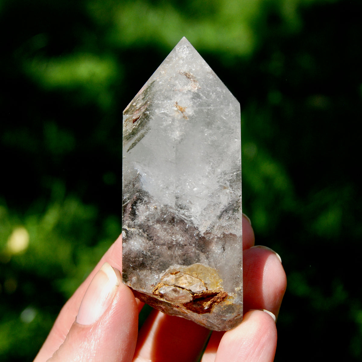Lodolite Crystal Tower, 88g Shamanic Dreamstone, Scenic Garden Quartz, Brazil 
