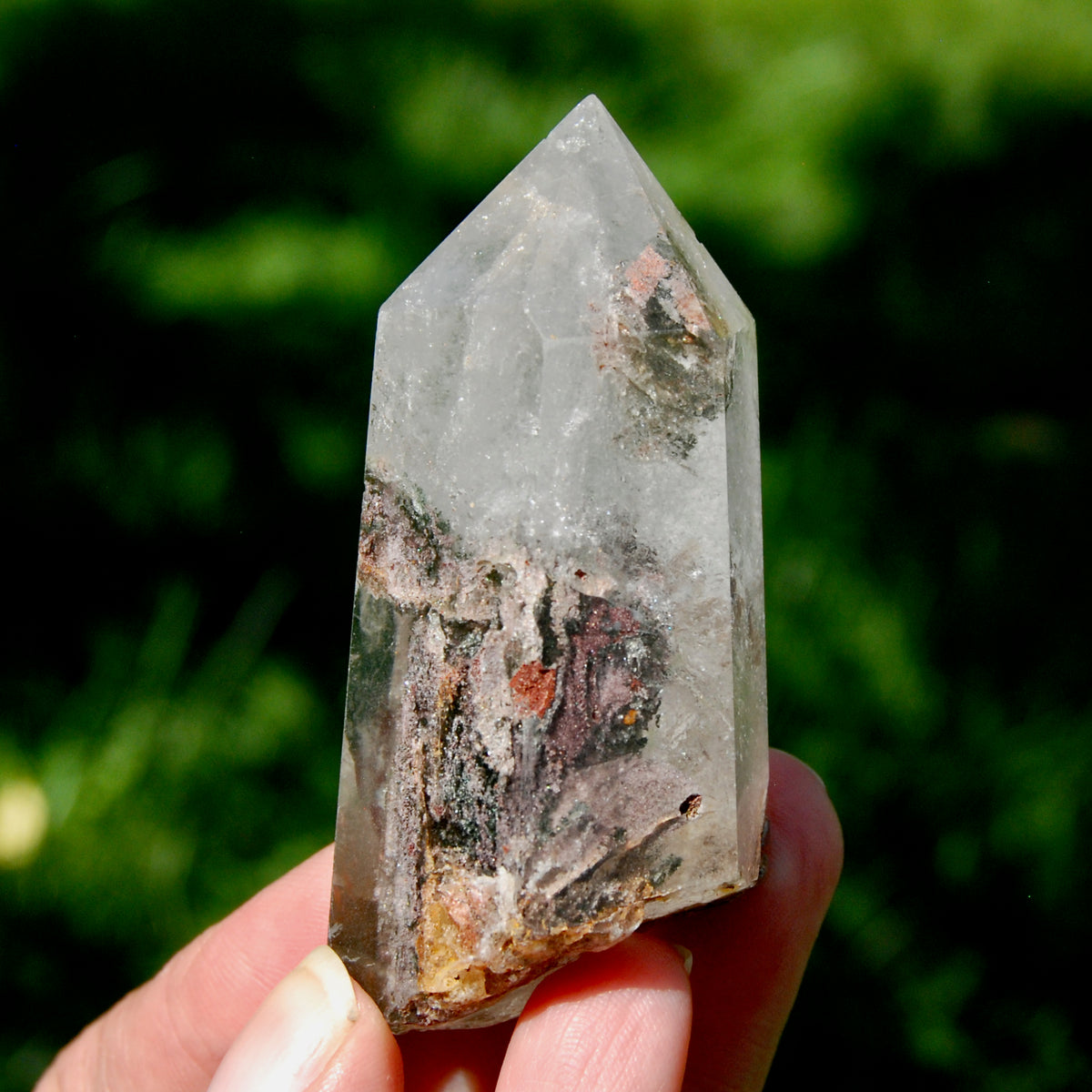 Lodolite Crystal Tower, 88g Shamanic Dreamstone, Scenic Garden Quartz, Brazil 