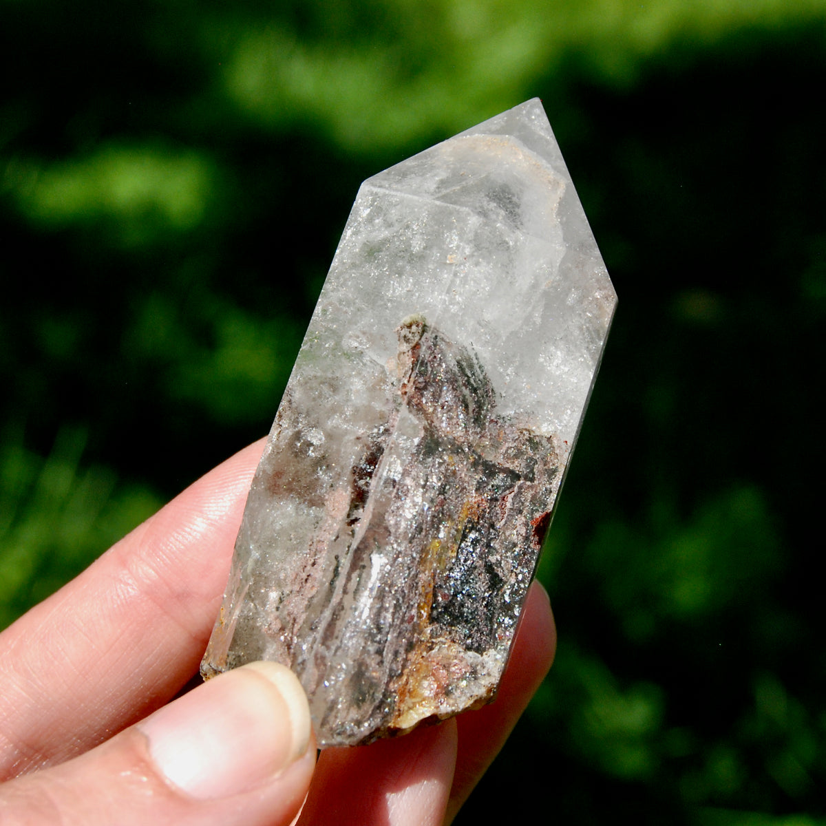 Lodolite Crystal Tower, 88g Shamanic Dreamstone, Scenic Garden Quartz, Brazil 
