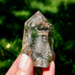 Gemmy Lodolite Crystal Tower, 118g Shamanic Dreamstone, Scenic Garden Quartz