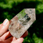 3in Lodolite Crystal Tower, 220g Shamanic Dreamstone, Scenic Garden Quartz, Brazil