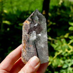 3.6in Lodolite Crystal Tower, 258g Shamanic Dreamstone, Scenic Garden Quartz, Brazil