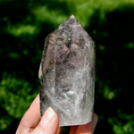 3.6in Lodolite Crystal Tower, 258g Shamanic Dreamstone, Scenic Garden Quartz, Brazil