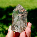 Gemmy Lodolite Crystal Tower, 118g Shamanic Dreamstone, Scenic Garden Quartz