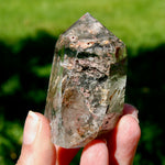 Gemmy Lodolite Crystal Tower, 118g Shamanic Dreamstone, Scenic Garden Quartz