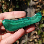 Malachite Chrysocolla Crystal Free Form Palm Stone
