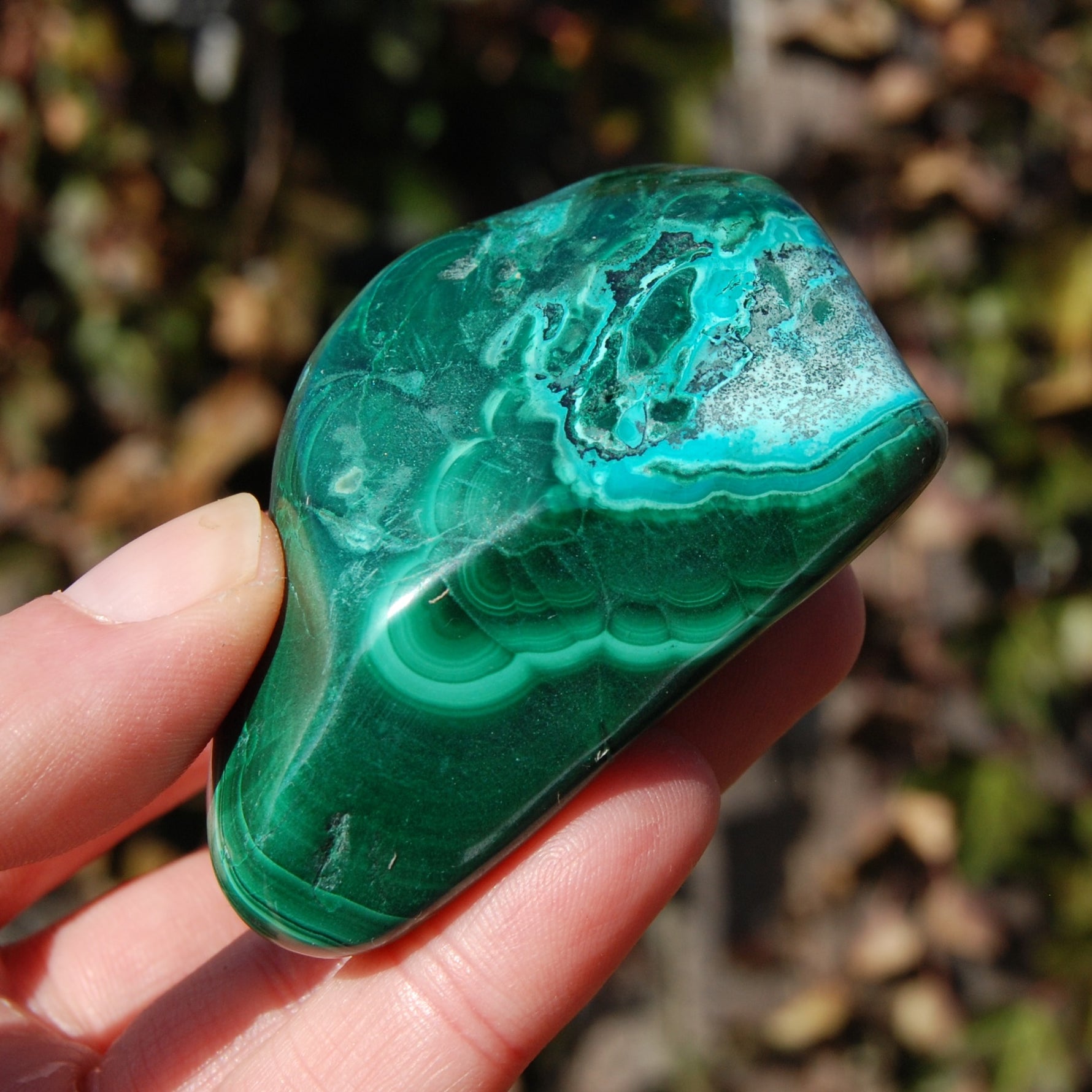 Malachite Chrysocolla Crystal