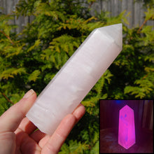 Load image into Gallery viewer, Pink Mangano Calcite Crystal Tower

