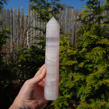 Load image into Gallery viewer, XL Pink Mangano Calcite Crystal Tower
