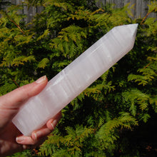 Load image into Gallery viewer, XL Pink Mangano Calcite Crystal Tower
