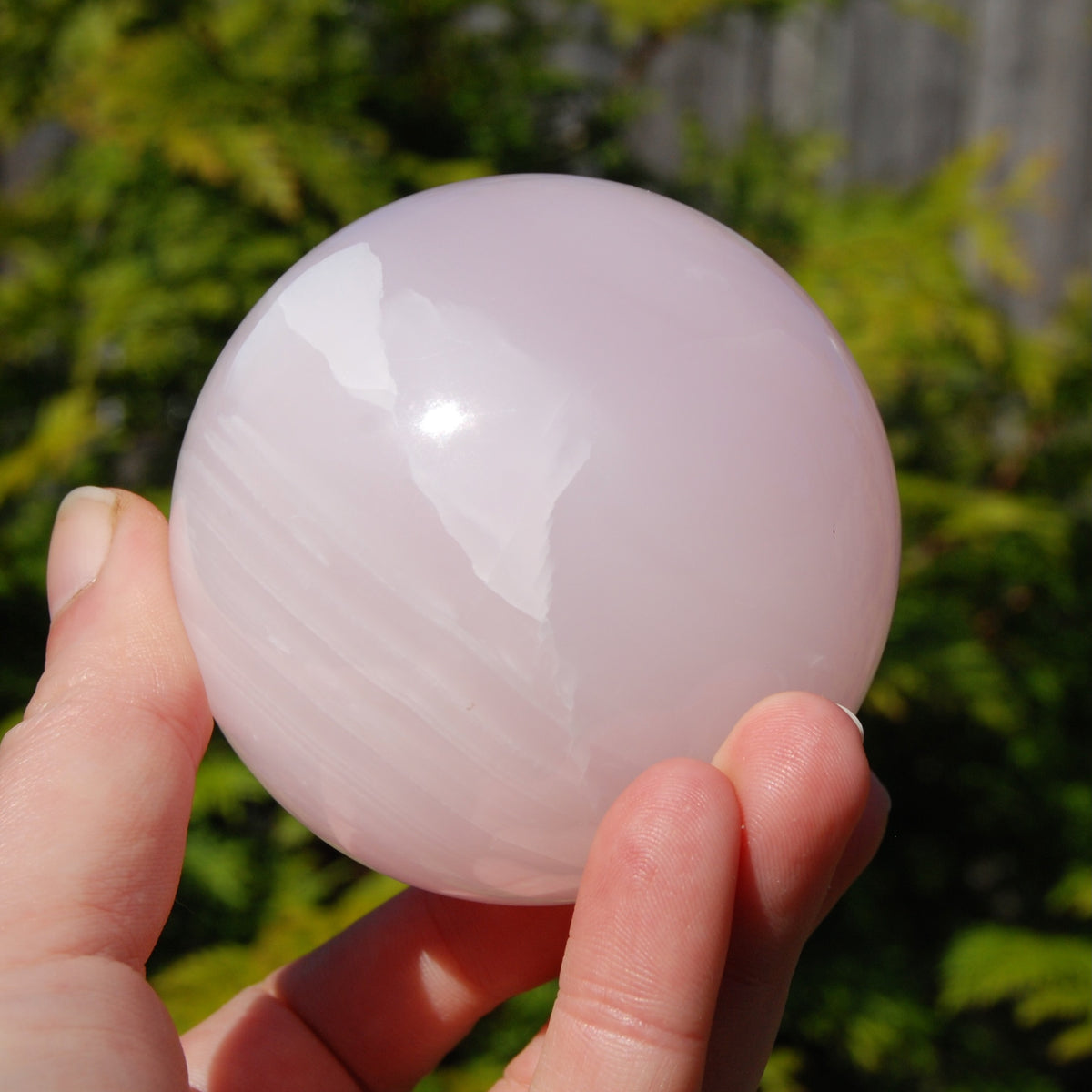 Mangano Calcite Crystal Sphere