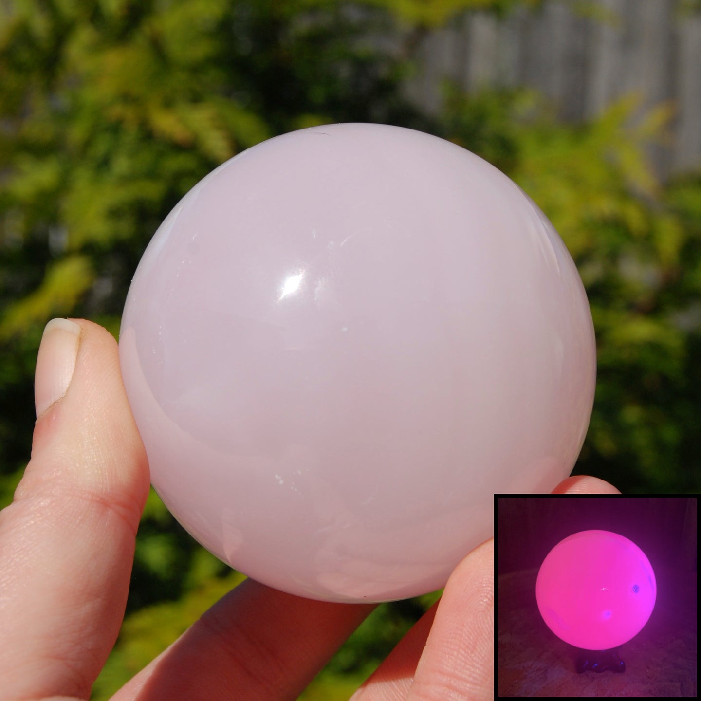 Mangano Calcite Crystal Sphere
