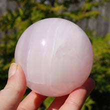 Load image into Gallery viewer, Pink Mangano Calcite Crystal Sphere
