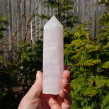 Load image into Gallery viewer, Pink Mangano Calcite Crystal Tower
