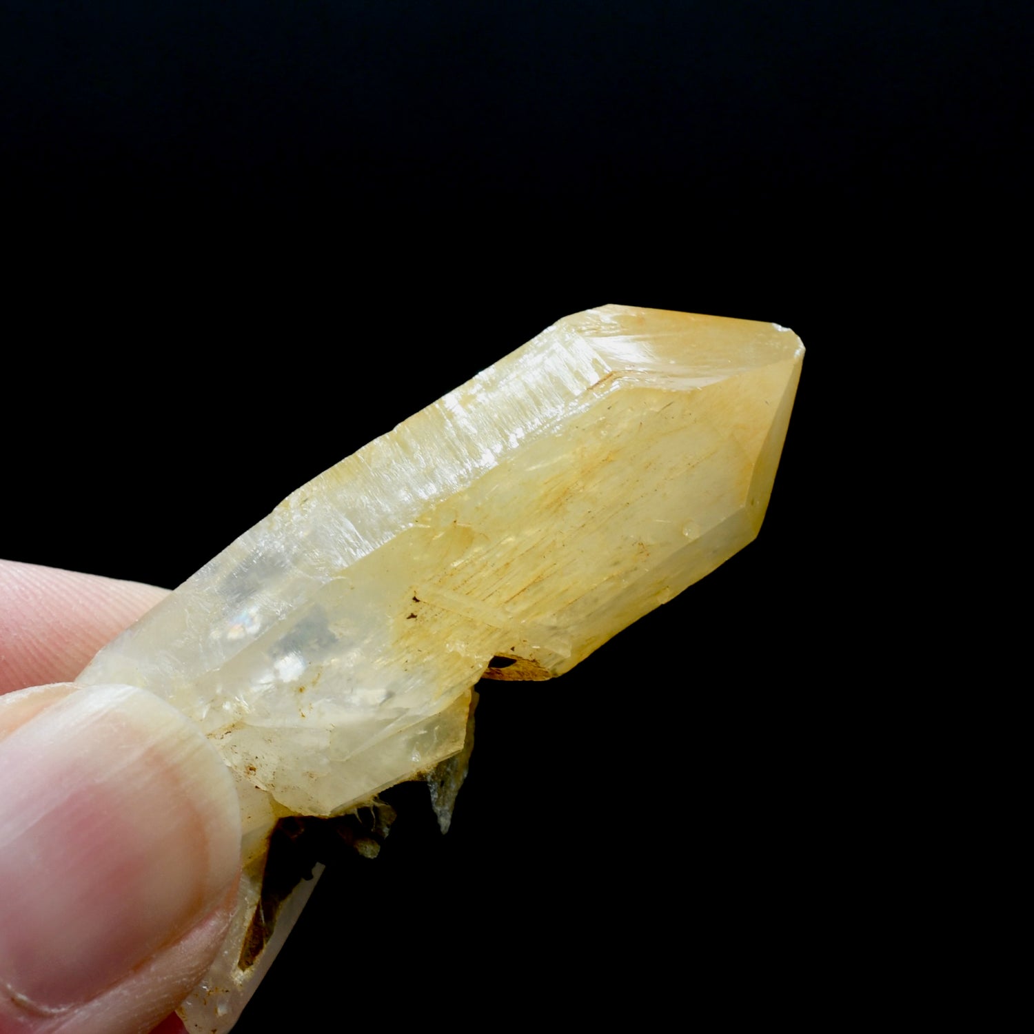 Isis Face Mango Quartz Crystal, Halloysite Quartz
