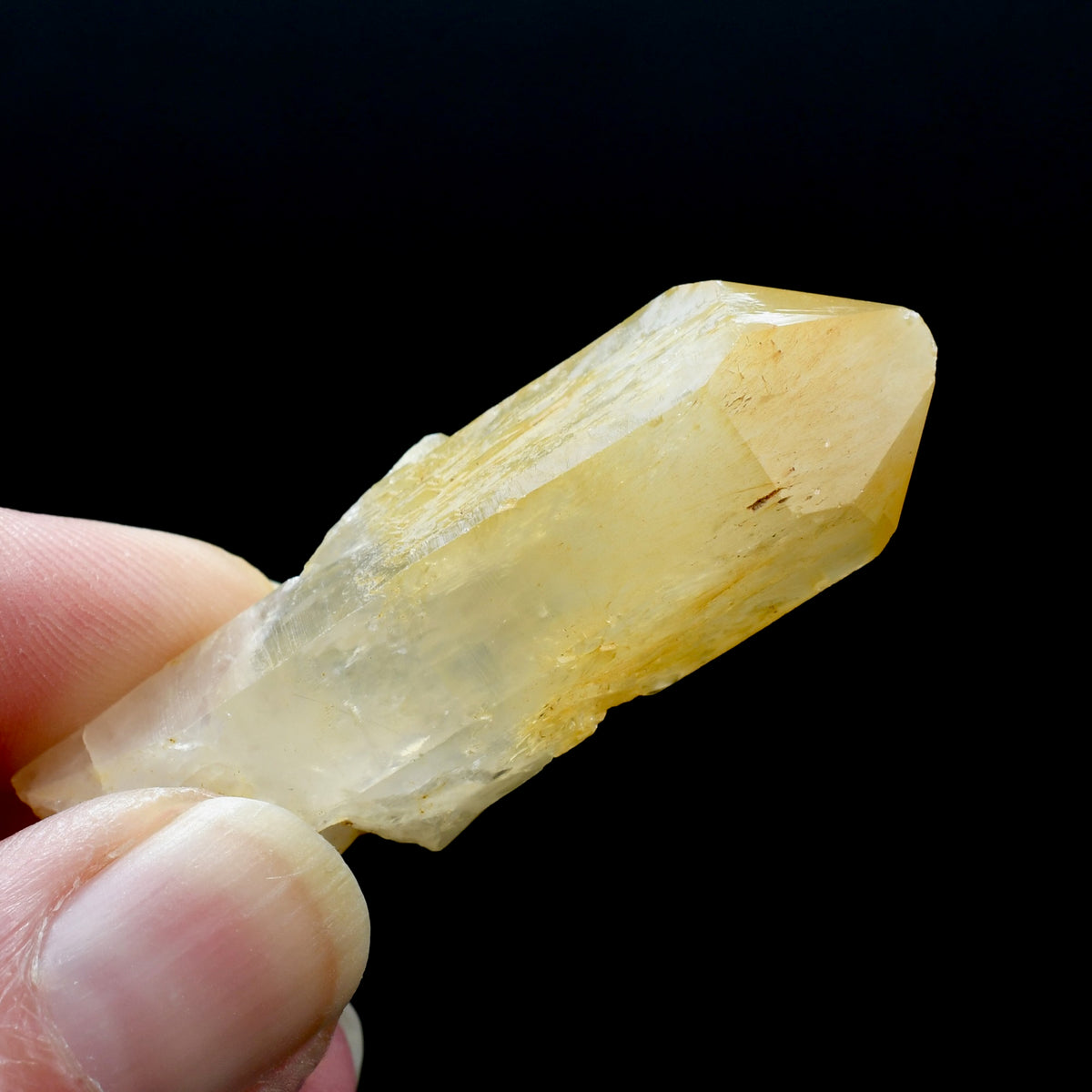 Isis Face Mango Quartz Crystal, Halloysite Quartz