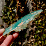 Mtorolite Chrome Chalcedony Crystal Slice