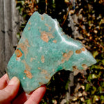 Mtorolite Chrome Chalcedony Crystal Slice