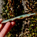 Mtorolite Chrome Chalcedony Crystal Slice