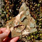 Mtorolite Chrome Chalcedony Crystal Slice